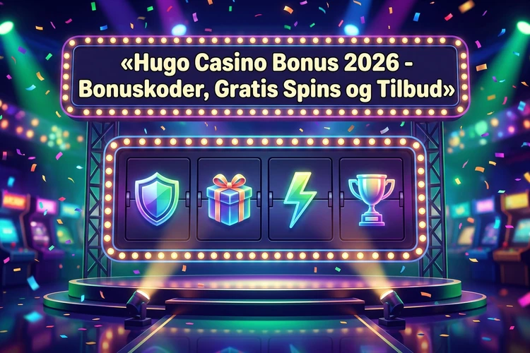 Hugo Casino Bonus 2026 - Bonuskoder, Gratis Spins og Tilbud