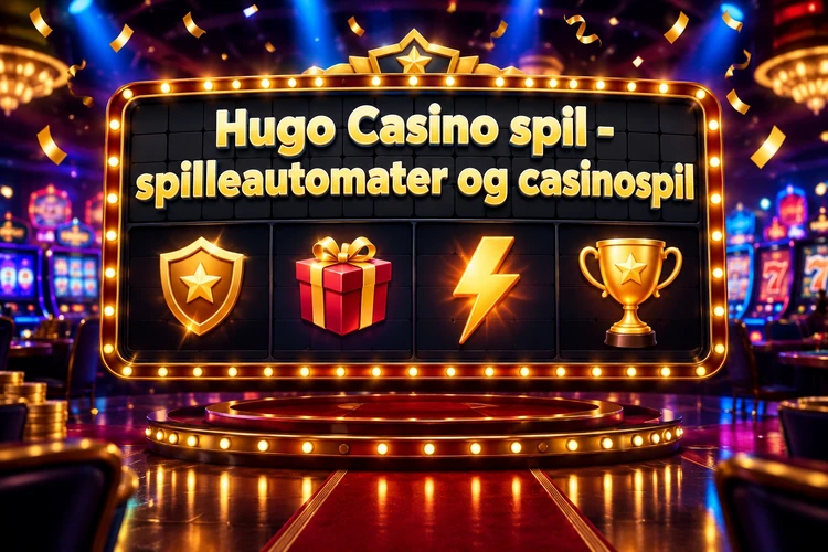 Hugo Casino spil - spilleautomater og casinospil